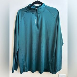 Reebok Men’s Athletic Quarter Zip Pull Over Jacket